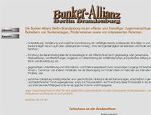 Tablet Screenshot of bunker-allianz.de